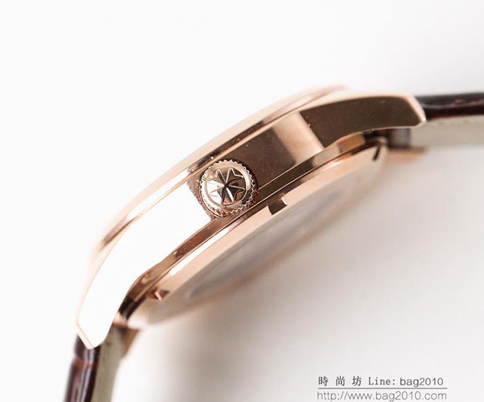 江詩丹頓 Vacheron Constantin LS精品 2018最新火爆款 全自動8215機芯 牛皮錶帶 藍寶石防刮花玻璃 深度防水 男士腕表  wssb4061